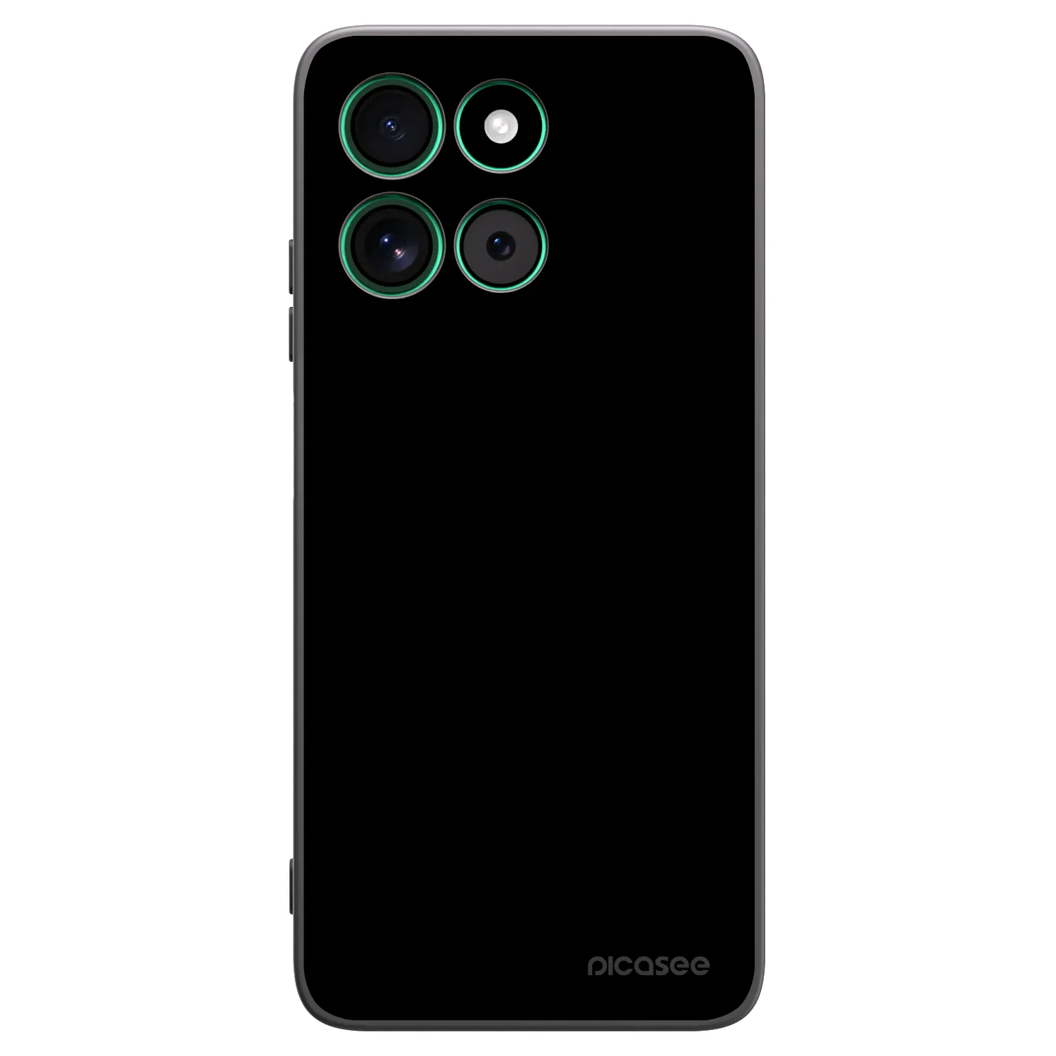 Picasee silikonowe czarne etui na Motorola Moto G57 Power - Black Bliss