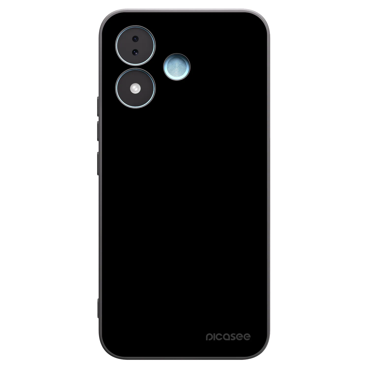 Picasee silikonowe czarne etui na Xiaomi Redmi Note 17 5G - Black Bliss