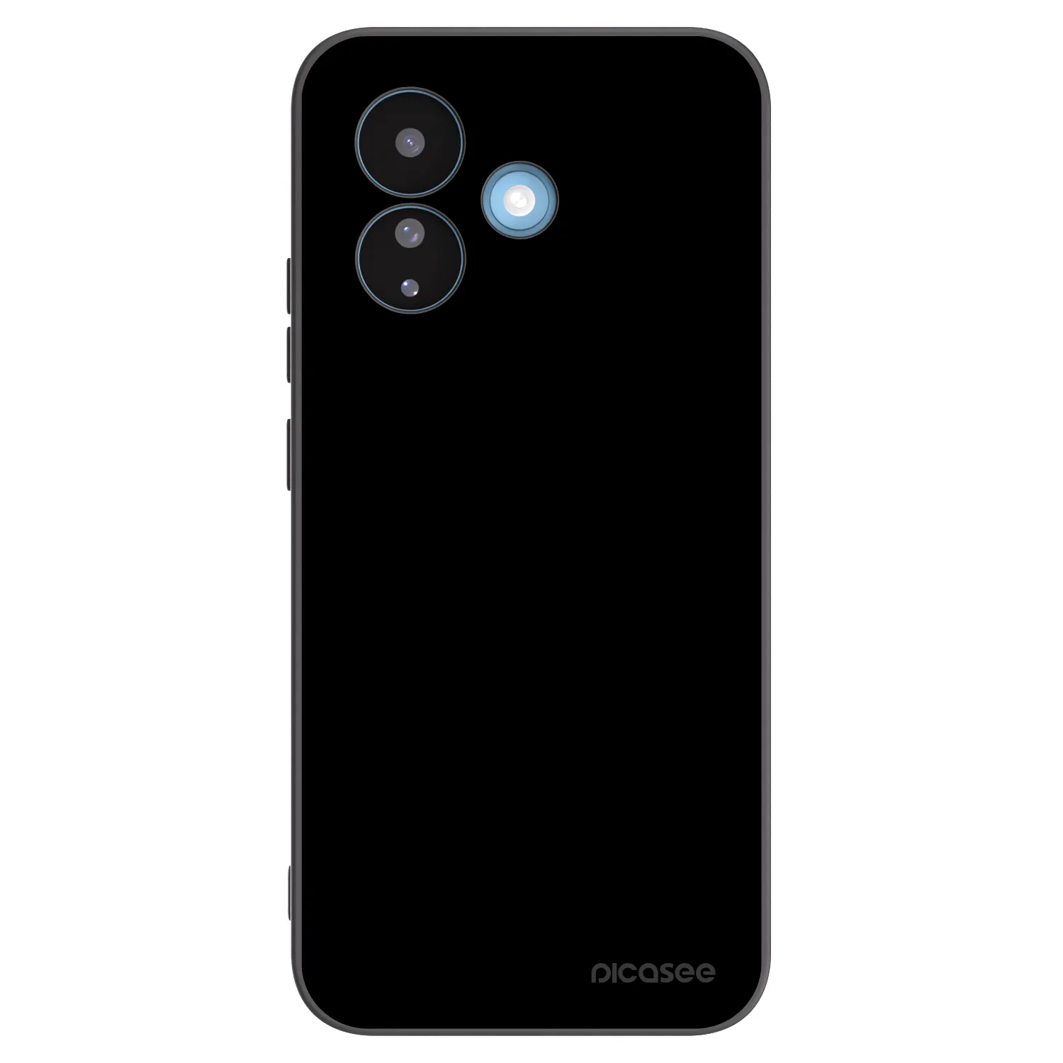 Picasee silikonowe czarne etui na Xiaomi Redmi Note 17 Pro 5G - Black Bliss