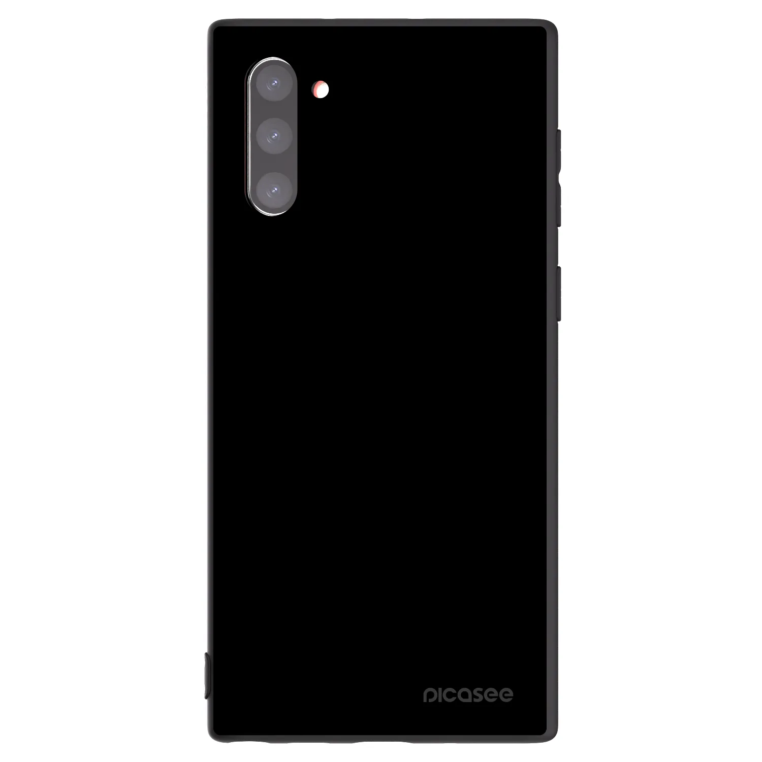 Picasee silikonowe czarne etui na Samsung Galaxy Note 10 N970F - Black Bliss