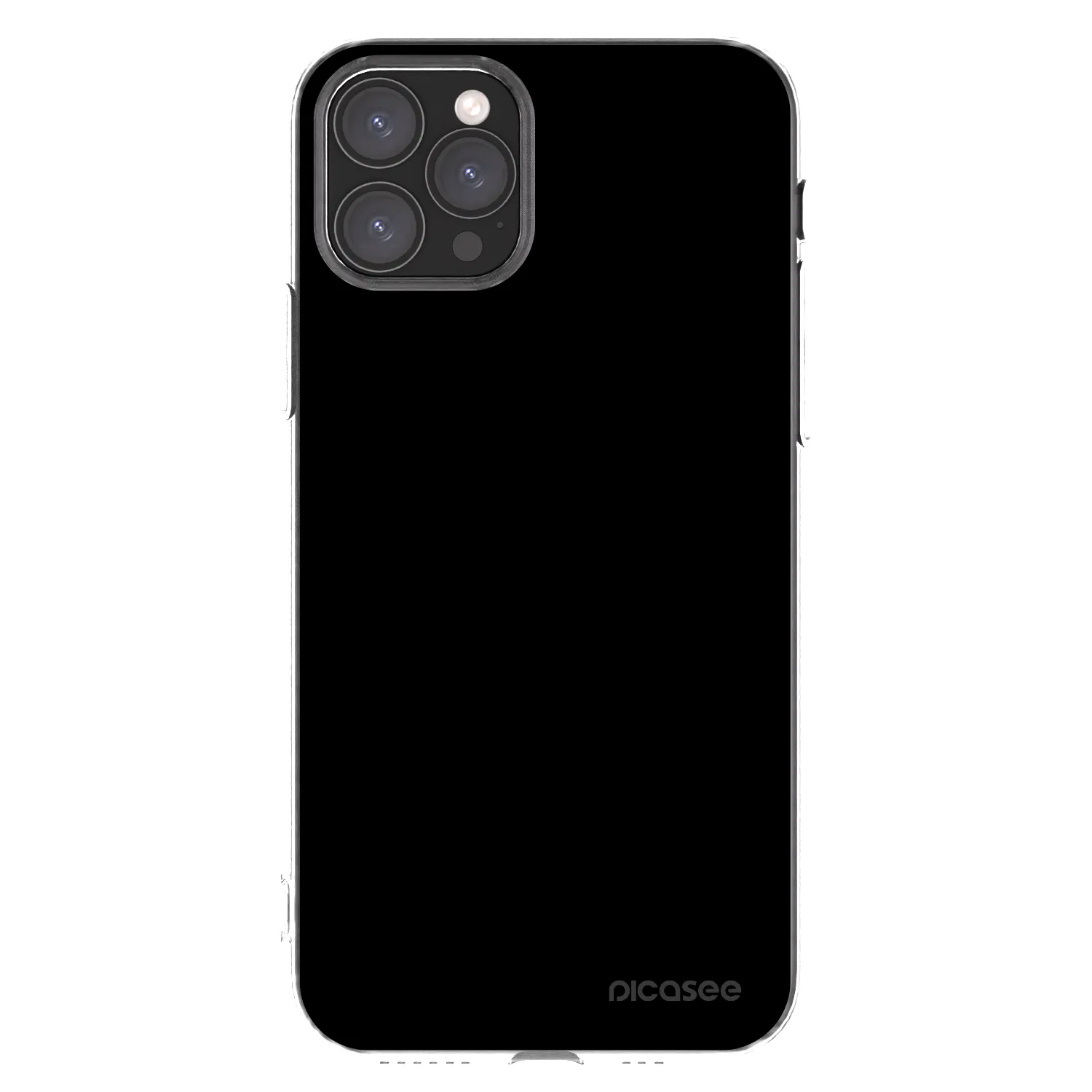Picasee silikonowe przeźroczyste etui na Apple iPhone 11 Pro - Black Bliss
