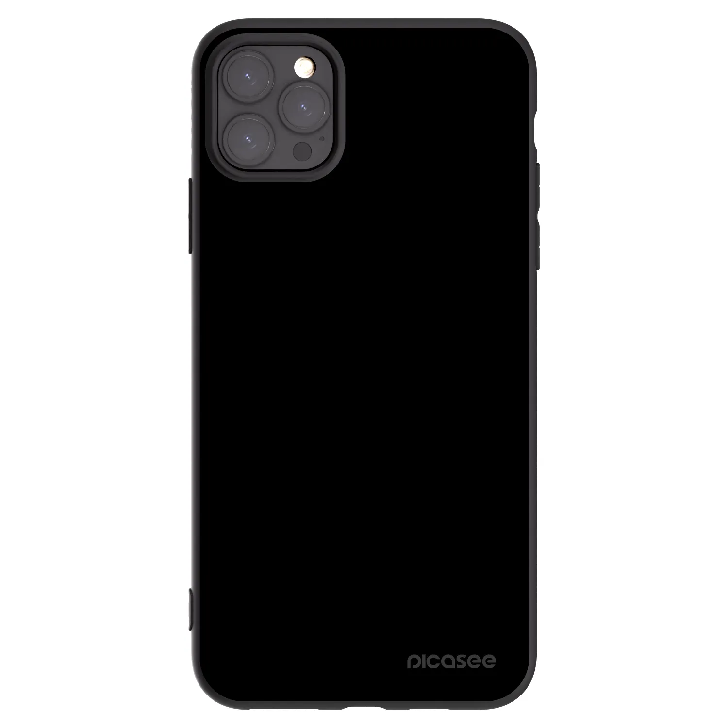Picasee silikonowe czarne etui na Apple iPhone 11 Pro Max - Black Bliss