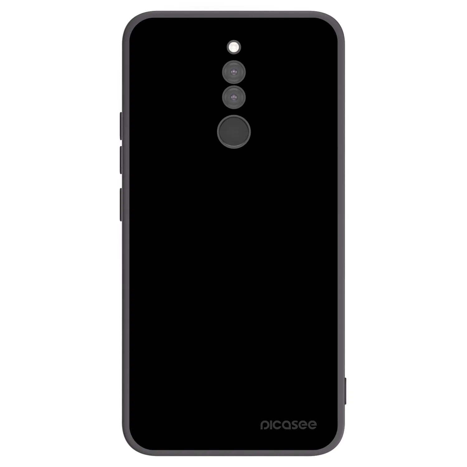 Picasee silikonowe czarne etui na Xiaomi Redmi 8 - Black Bliss