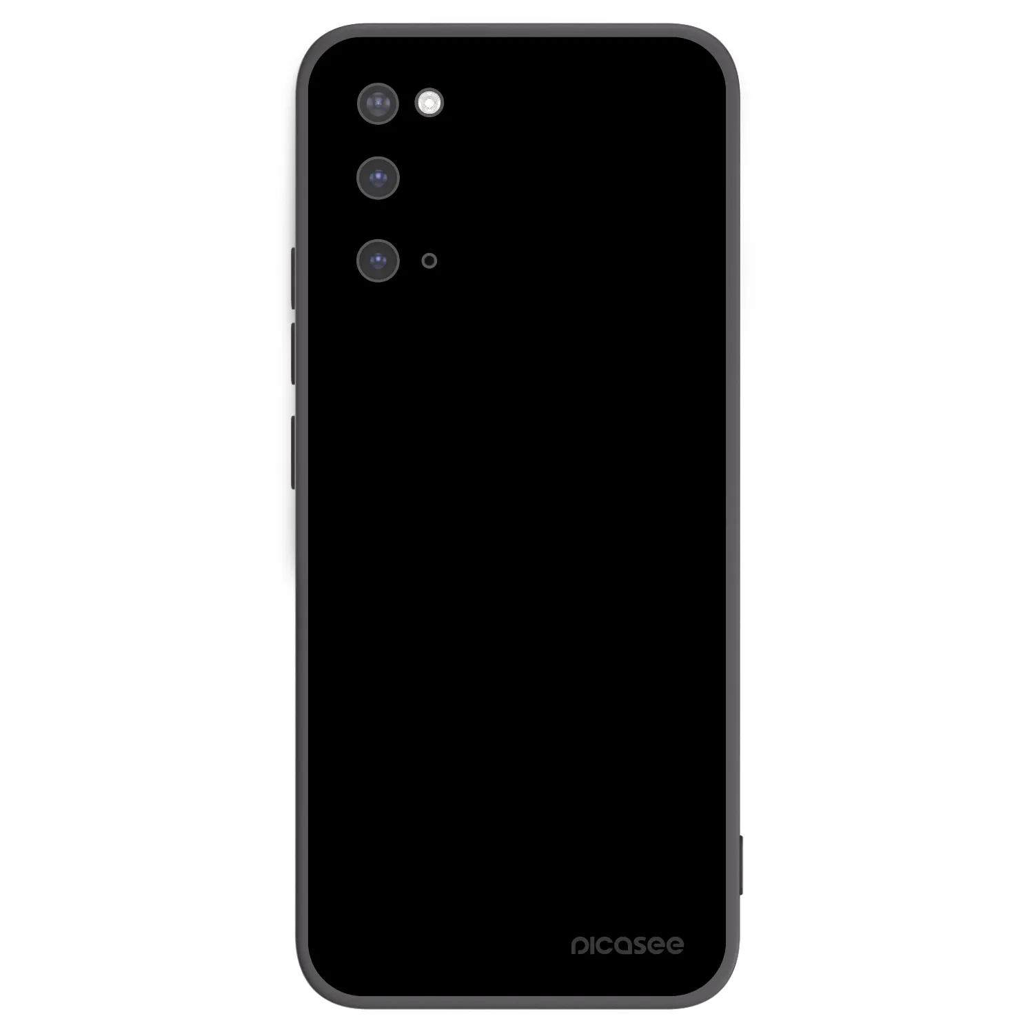 Picasee silikonowe czarne etui na Samsung Galaxy S20 G980F - Black Bliss