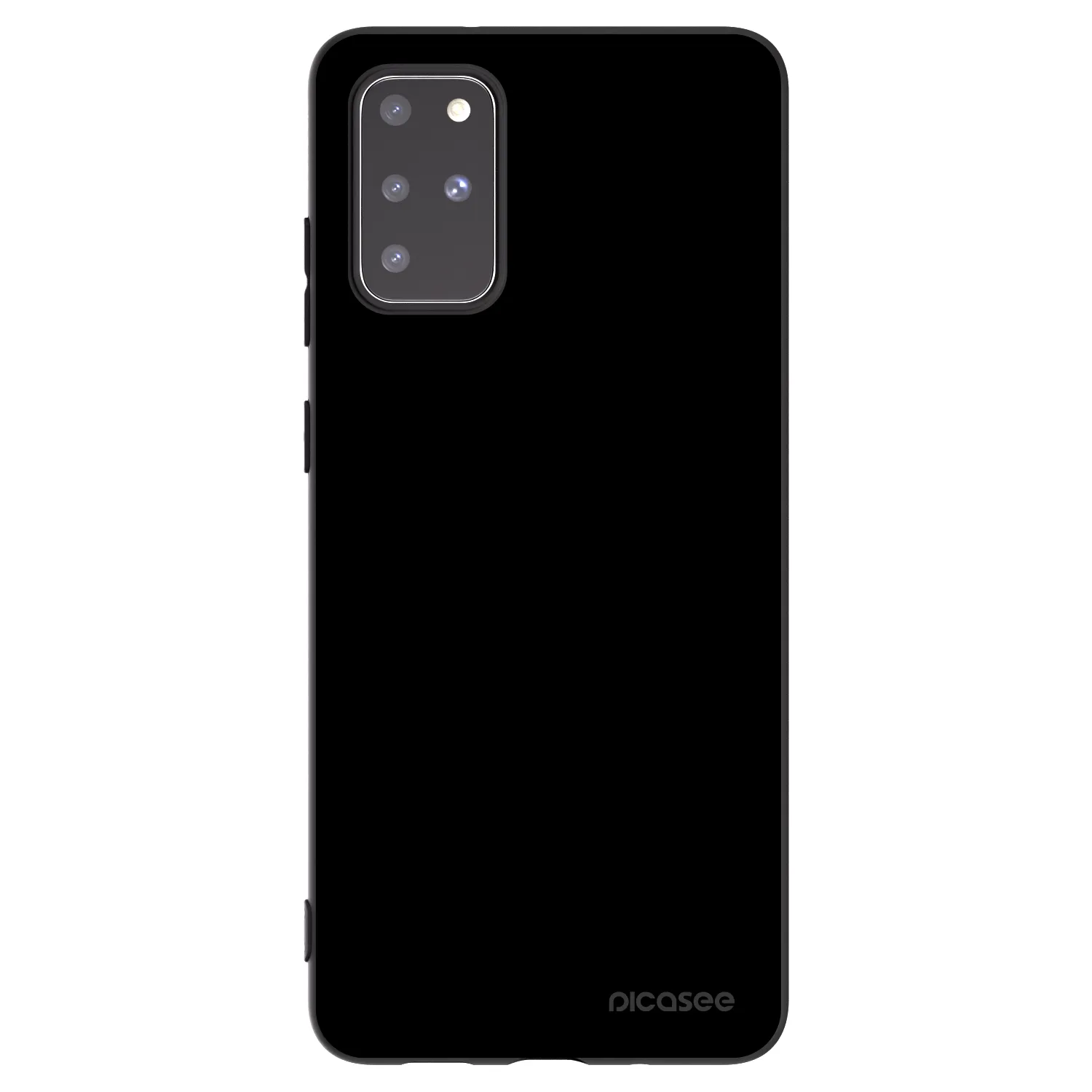 Picasee silikonowe czarne etui na Samsung Galaxy S20+ G985F - Black Bliss