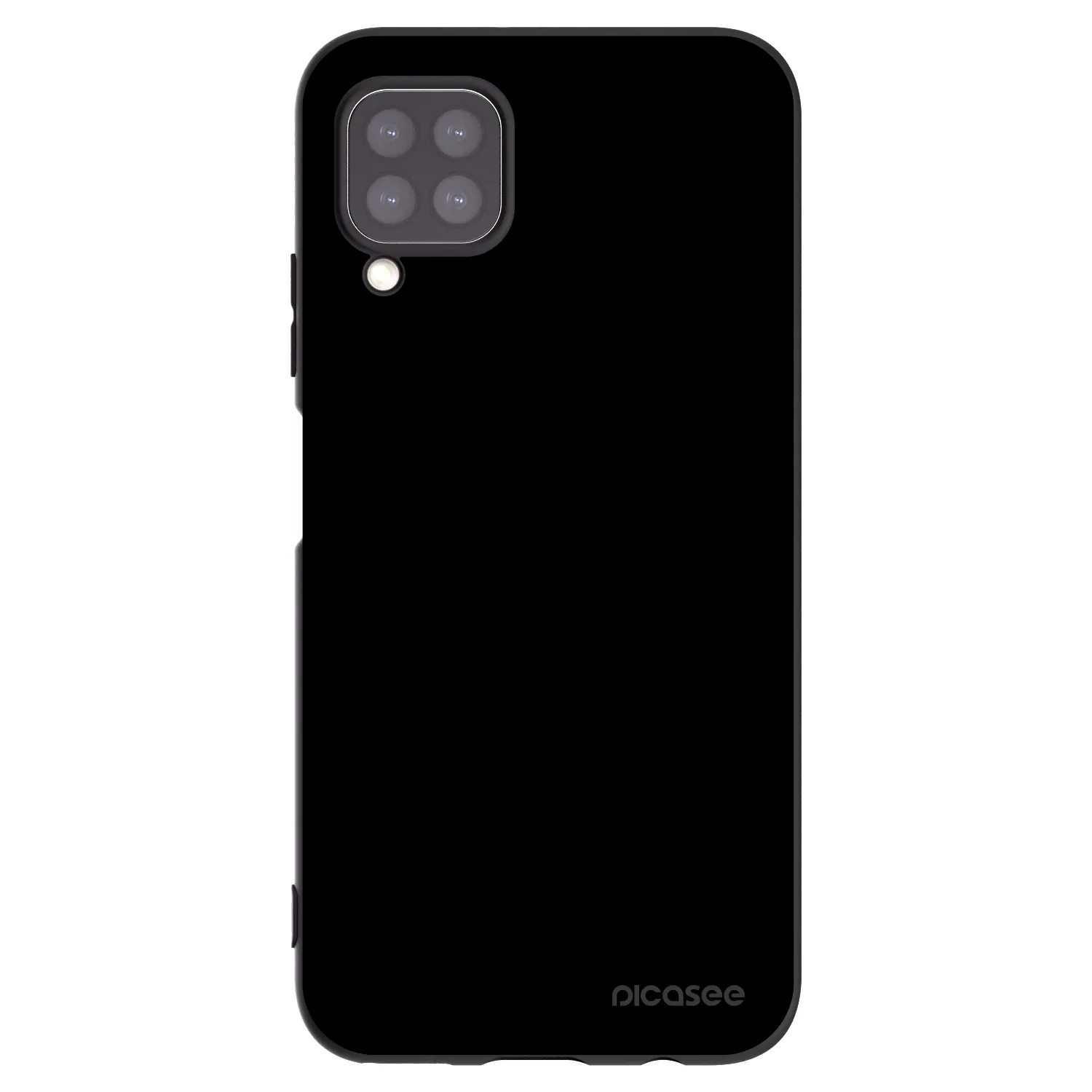 Picasee silikonowe czarne etui na Huawei P40 Lite - Black Bliss