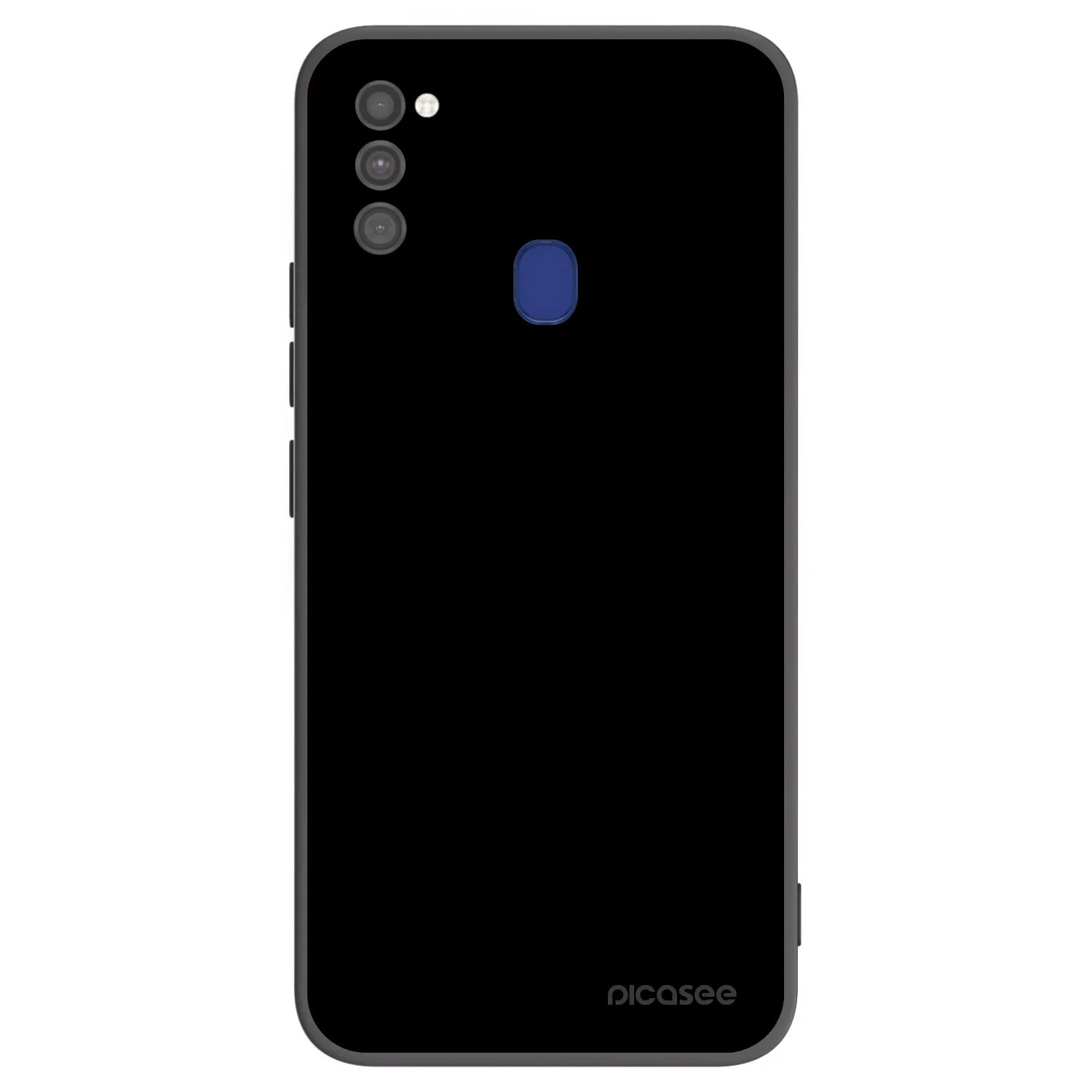Picasee silikonowe czarne etui na Samsung Galaxy M21 M215F - Black Bliss