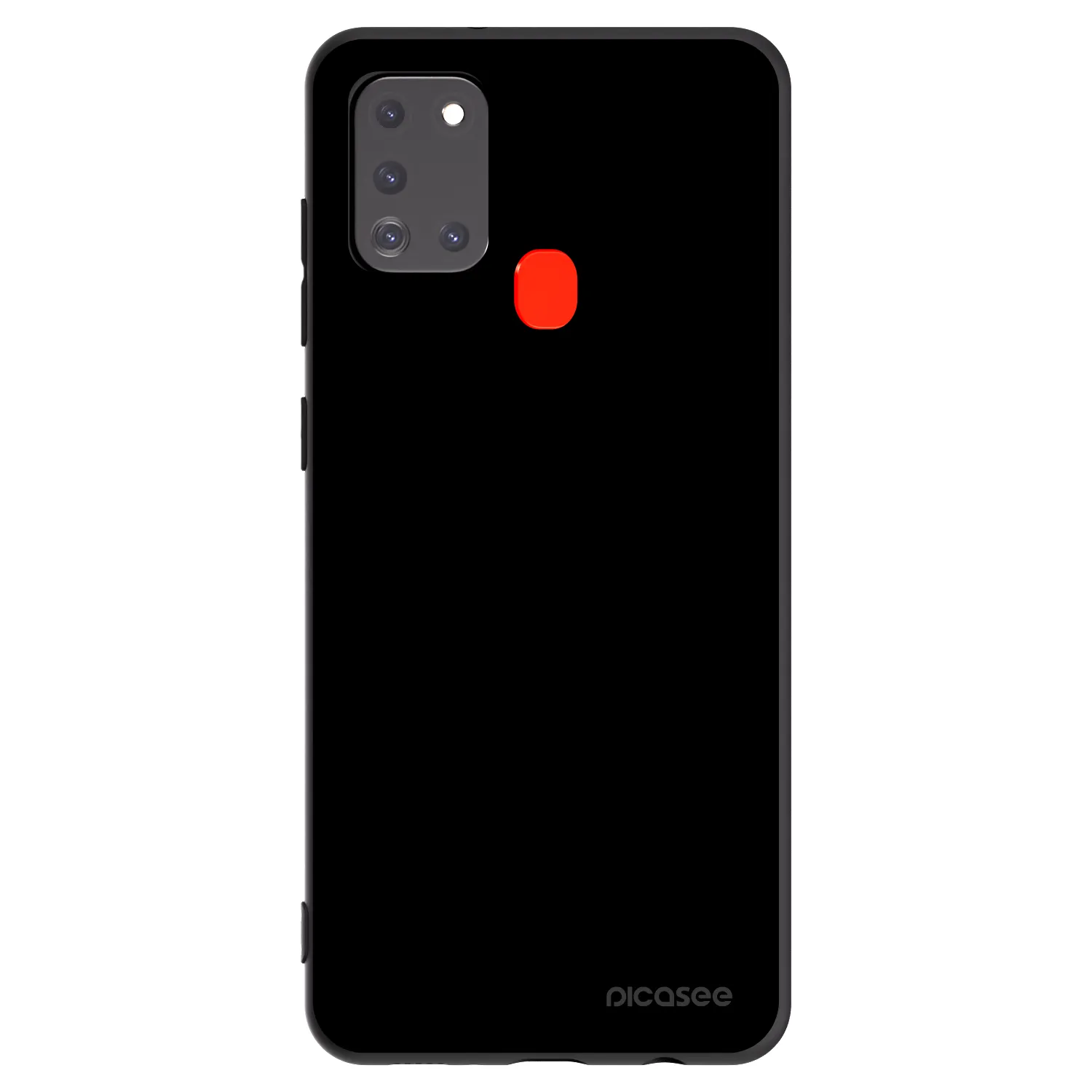 Picasee silikonowe czarne etui na Samsung Galaxy A21s - Black Bliss