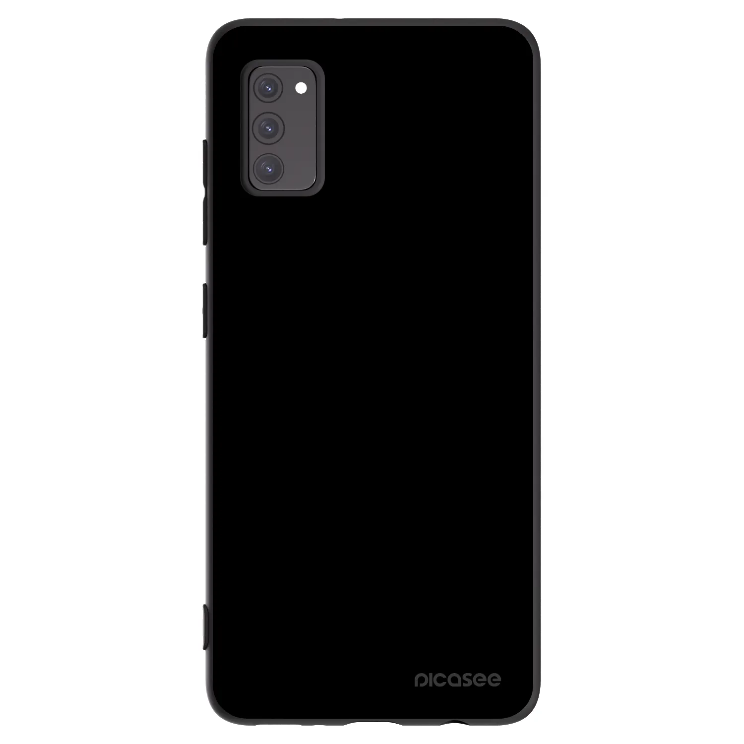 Picasee silikonowe czarne etui na Samsung Galaxy A41 A415F - Black Bliss