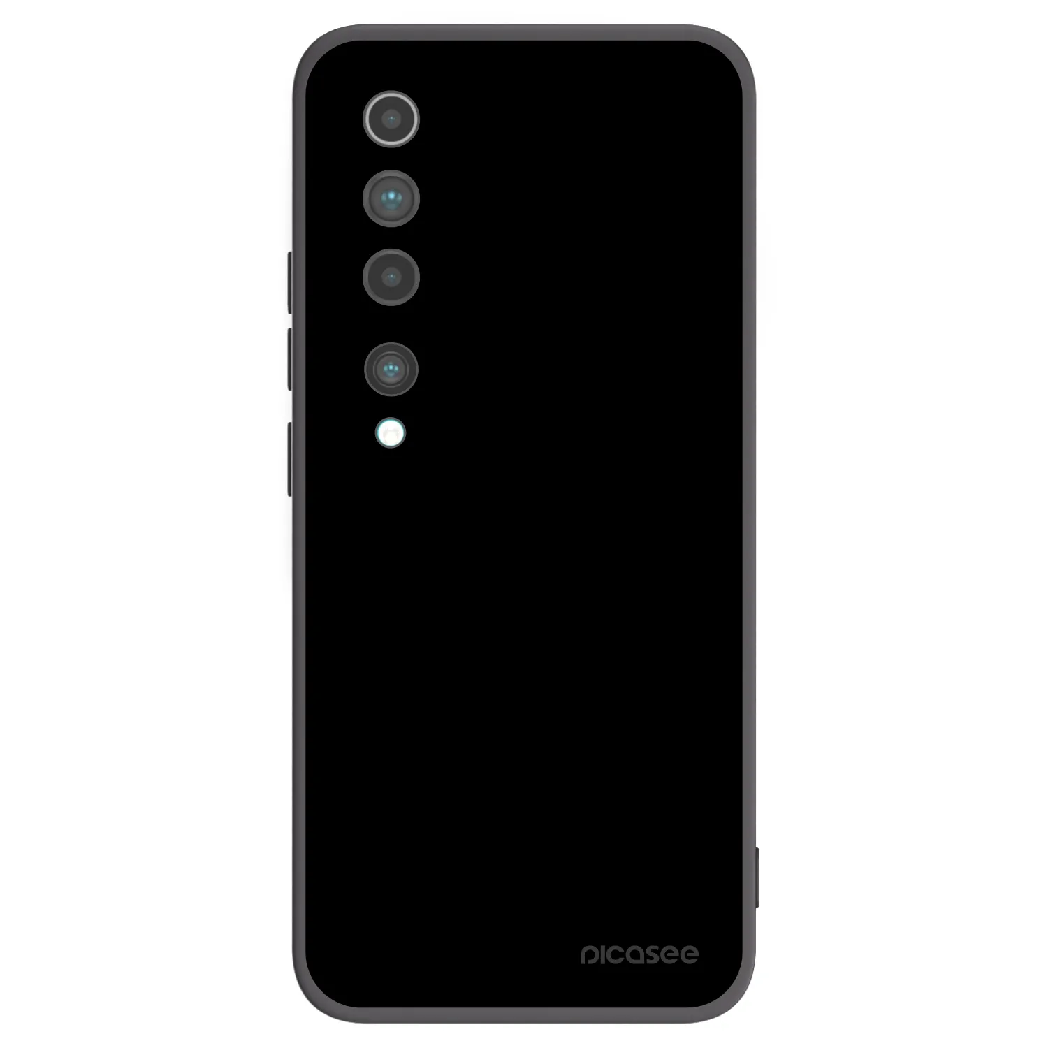 Picasee silikonowe czarne etui na Xiaomi Mi 10 - Black Bliss
