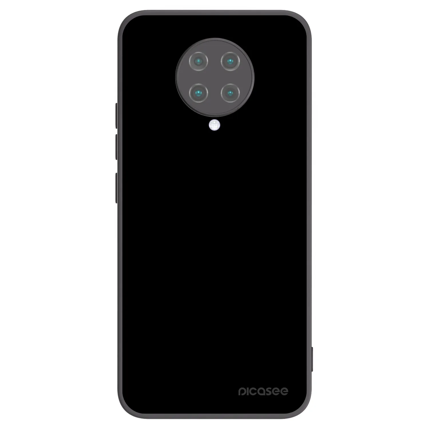 Picasee silikonowe czarne etui na Xiaomi Poco F2 Pro - Black Bliss
