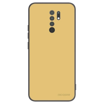 Picasee silikonowe czarne etui na Xiaomi Redmi 9 - Canary Crystal
