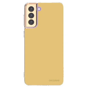 Picasee silikonowe przeźroczyste etui na Samsung Galaxy S21+ 5G G996F - Canary Crystal