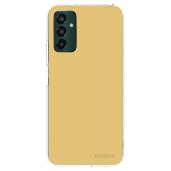 Picasee silikonowe przeźroczyste etui na Samsung Galaxy M13 M135F - Canary Crystal