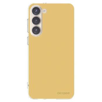 Picasee silikonowe przeźroczyste etui na Samsung Galaxy S23+ 5G - Canary Crystal