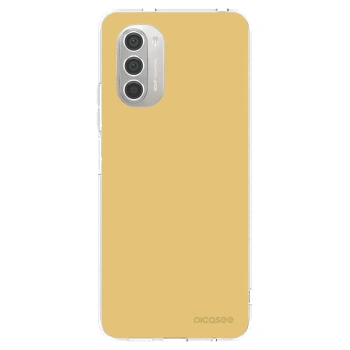Picasee silikonowe przeźroczyste etui na Motorola Moto G51 - Canary Crystal