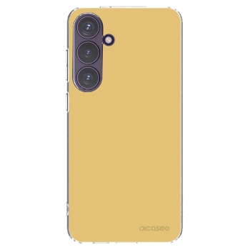 Picasee silikonowe przeźroczyste etui na Samsung Galaxy S24+ S926B 5G - Canary Crystal