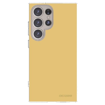 Picasee silikonowe przeźroczyste etui na Samsung Galaxy S24 Ultra S928B 5G - Canary Crystal