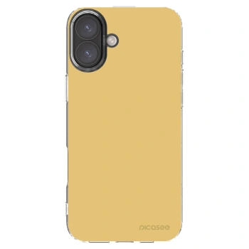 Picasee silikonowe przeźroczyste etui na Apple iPhone 16 Plus - Canary Crystal