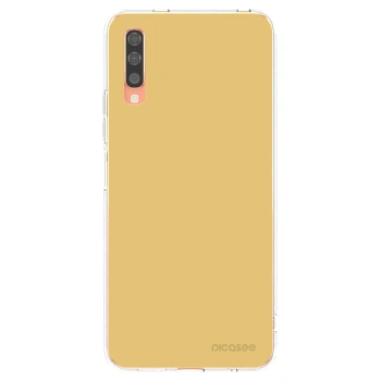 Picasee silikonowe przeźroczyste etui na Samsung Galaxy A70 A705F - Canary Crystal