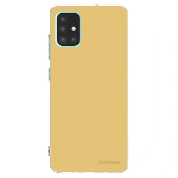 Picasee silikonowe przeźroczyste etui na Samsung Galaxy A51 A515F - Canary Crystal
