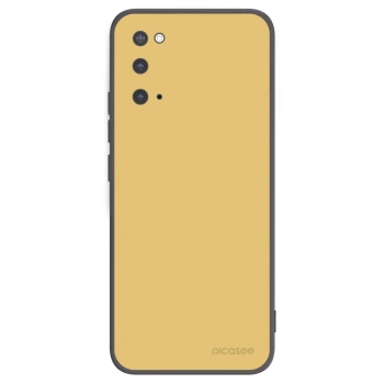 Picasee silikonowe czarne etui na Samsung Galaxy S20 G980F - Canary Crystal