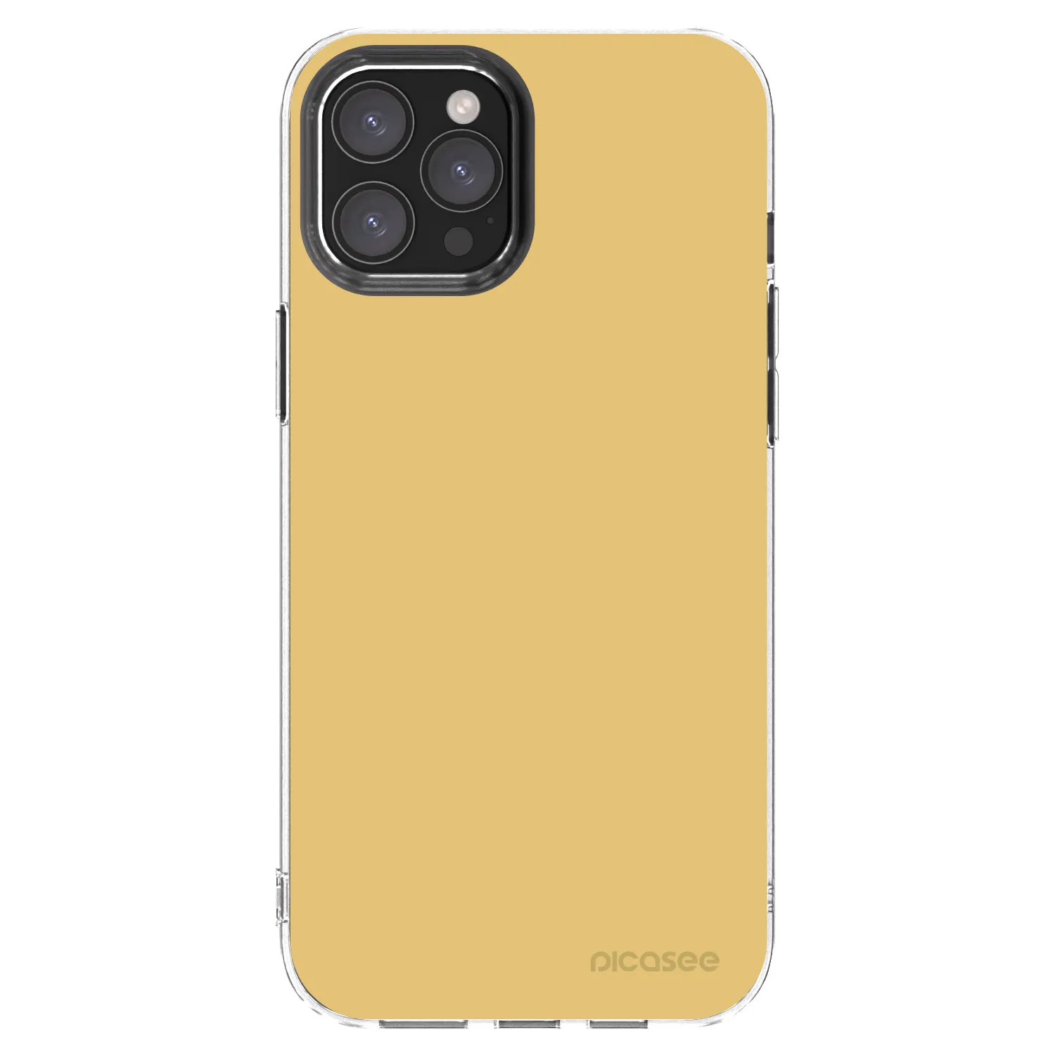 Picasee silikonowe przeźroczyste etui na Apple iPhone 12 Pro Max - Canary Crystal