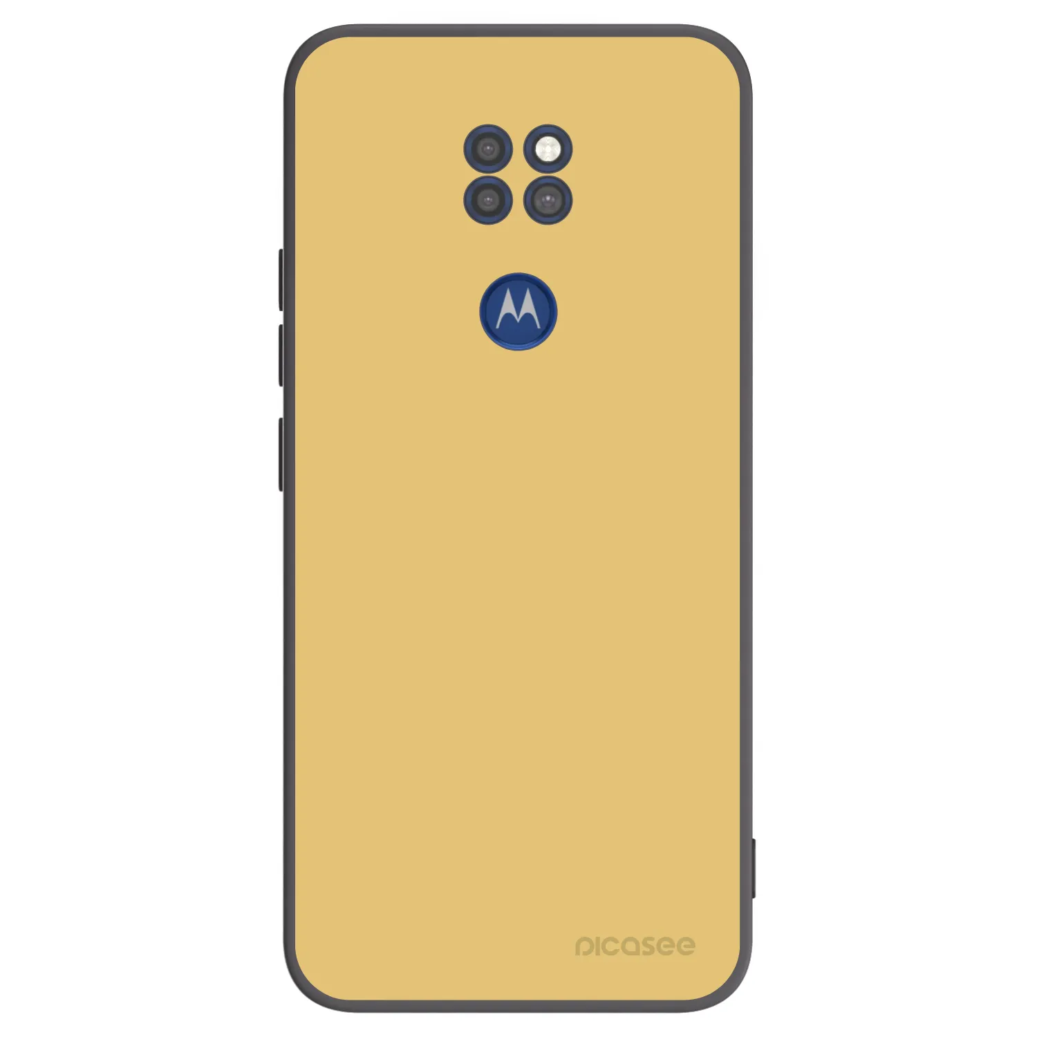 Picasee silikonowe czarne etui na Motorola Moto G9 Play - Canary Crystal