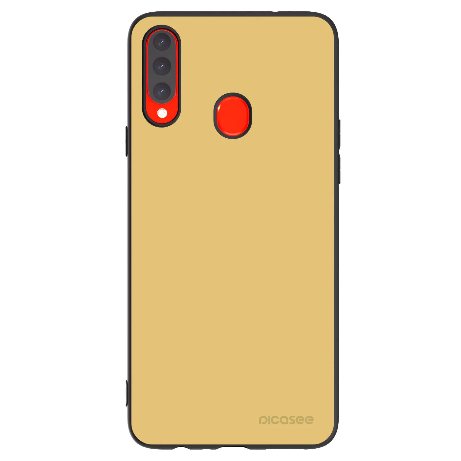Picasee silikonowe czarne etui na Samsung Galaxy A20s - Canary Crystal