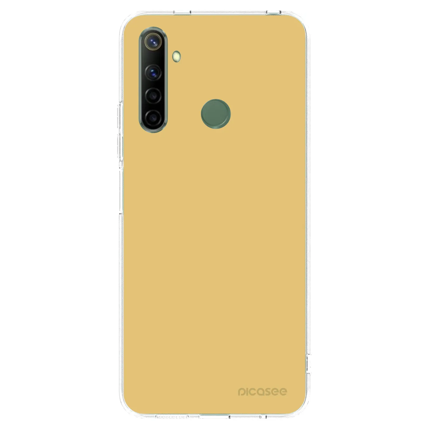 Picasee silikonowe przeźroczyste etui na Realme 6i - Canary Crystal
