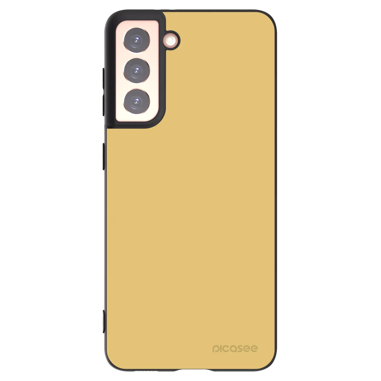 Picasee silikonowe czarne etui na Samsung Galaxy S21 5G G991B - Canary Crystal