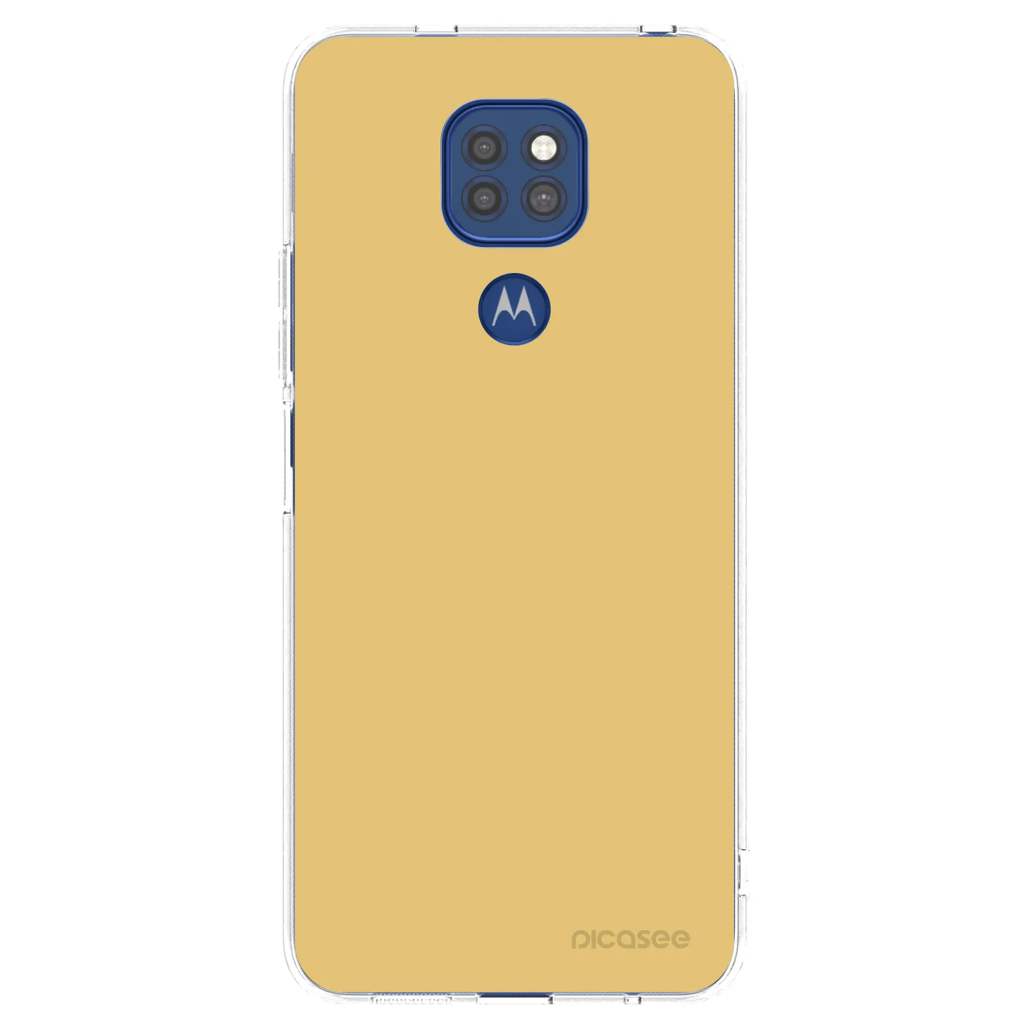 Picasee silikonowe przeźroczyste etui na Motorola Moto G9 Play - Canary Crystal