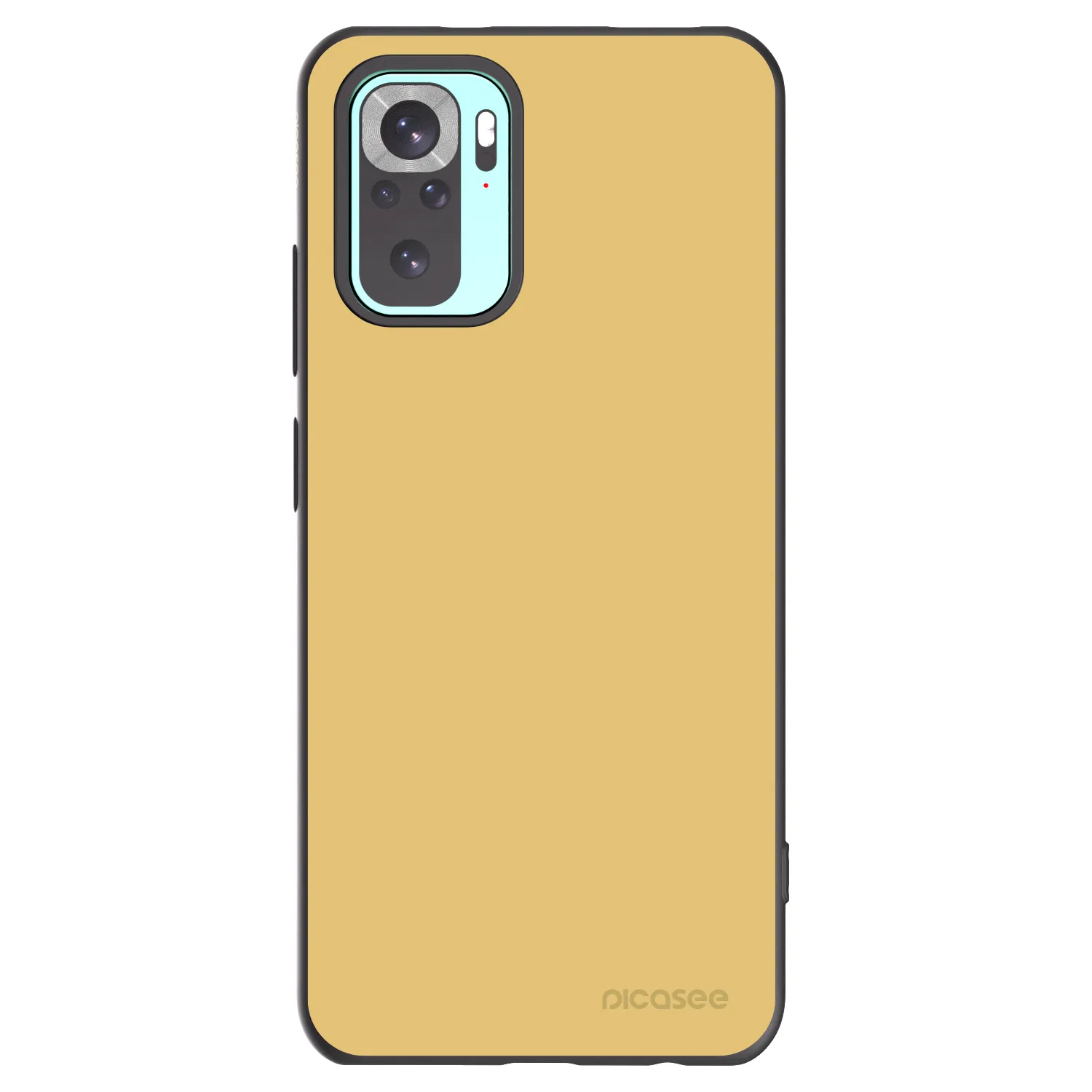 Picasee silikonowe czarne etui na Xiaomi Redmi Note 10 Pro - Canary Crystal