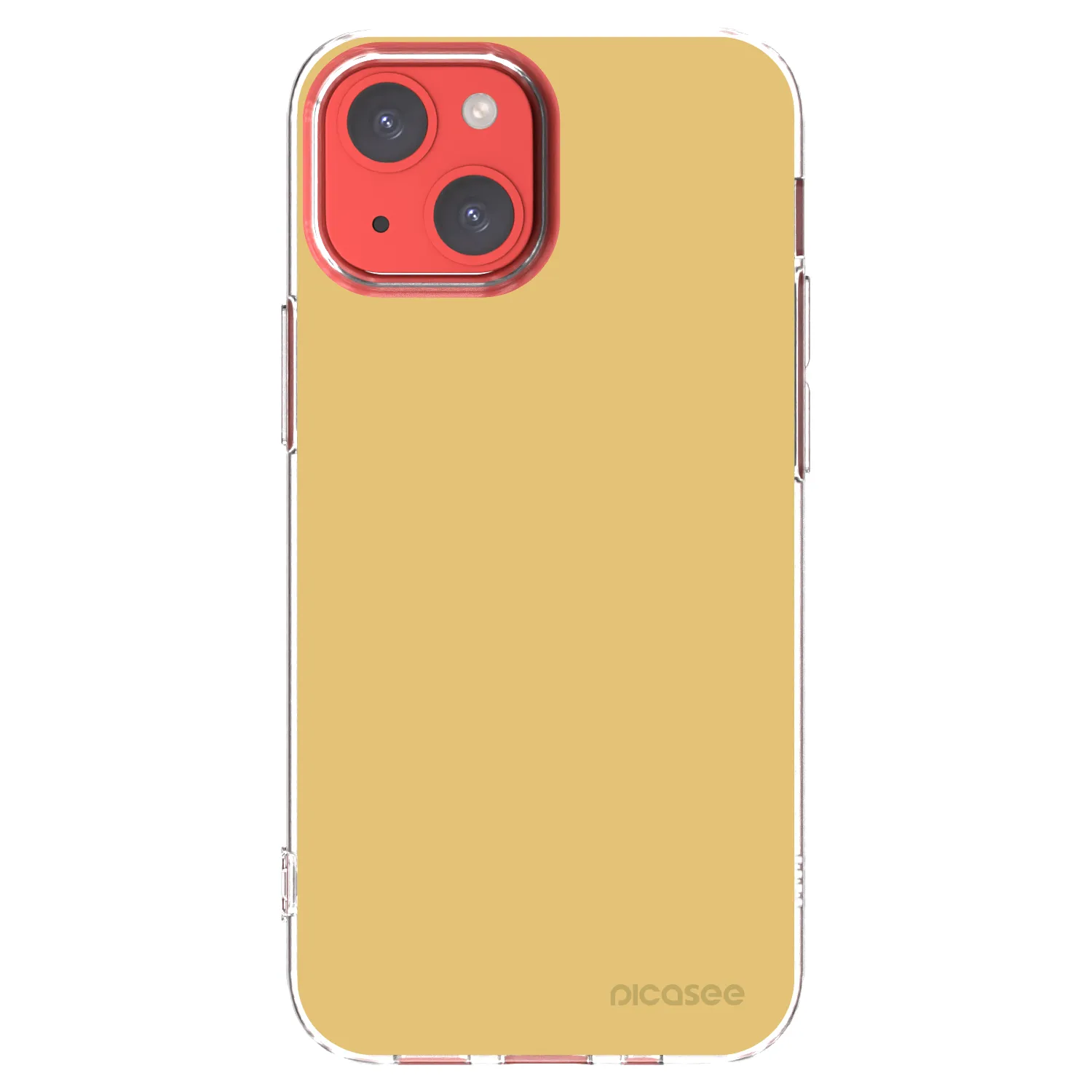 Picasee silikonowe przeźroczyste etui na Apple iPhone 13 mini - Canary Crystal