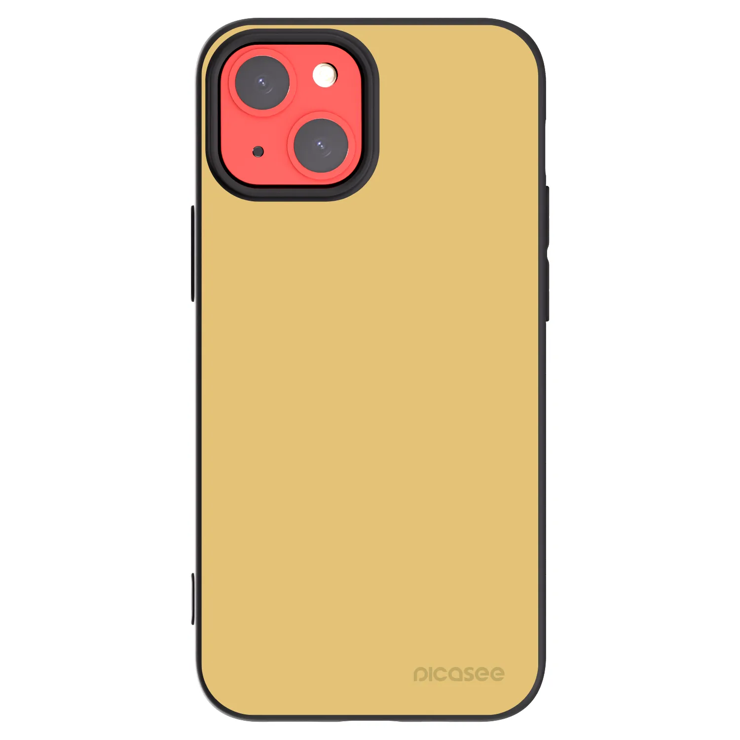 Picasee silikonowe czarne etui na Apple iPhone 13 mini - Canary Crystal