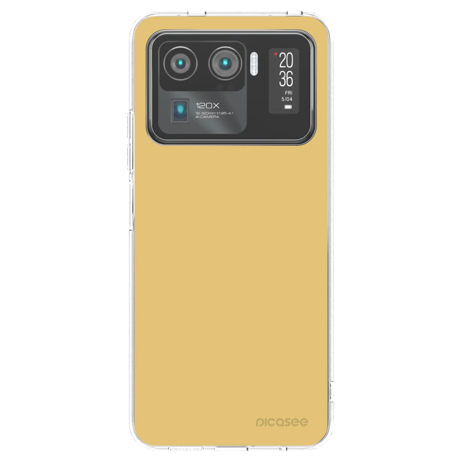 Picasee silikonowe przeźroczyste etui na Xiaomi Mi 11 Ultra - Canary Crystal