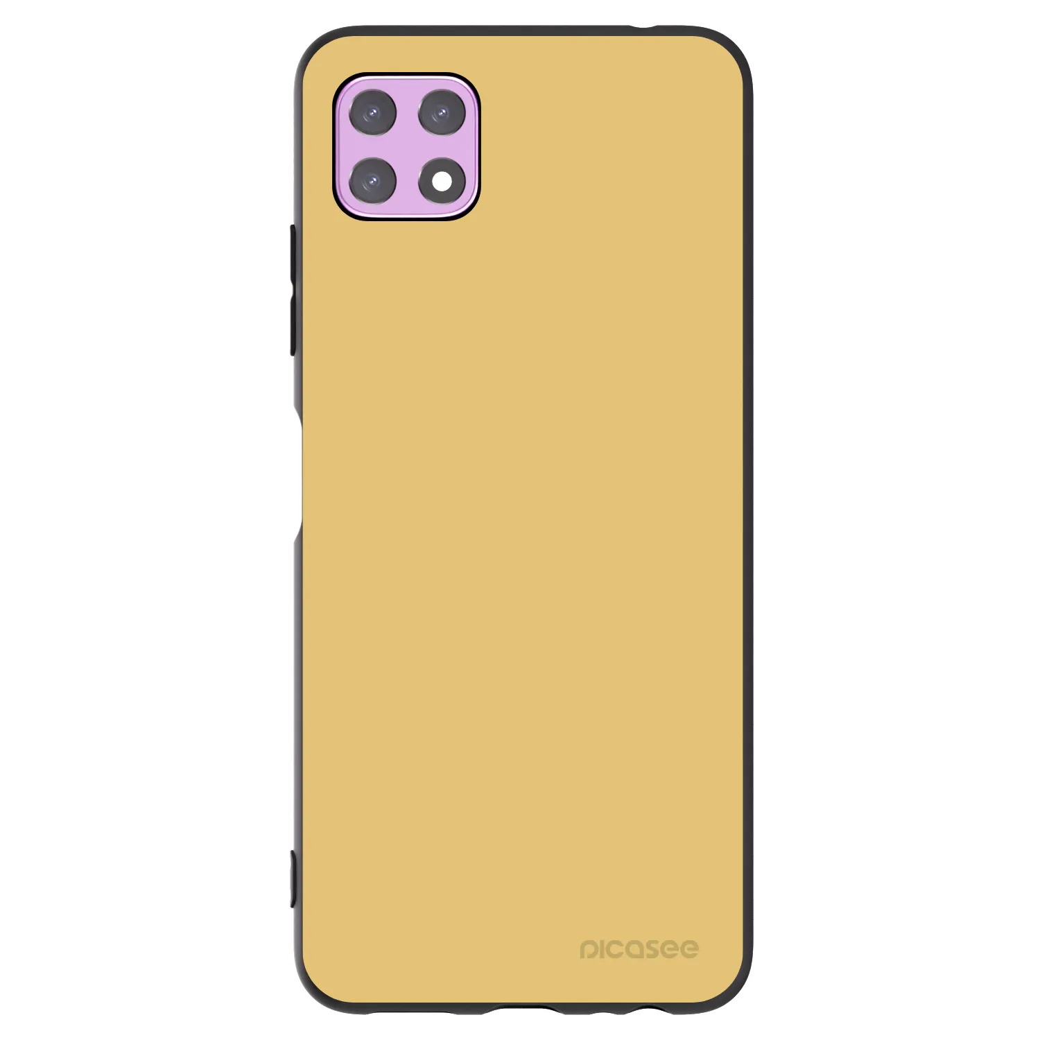 Picasee silikonowe czarne etui na Samsung Galaxy A22 A226B 5G - Canary Crystal