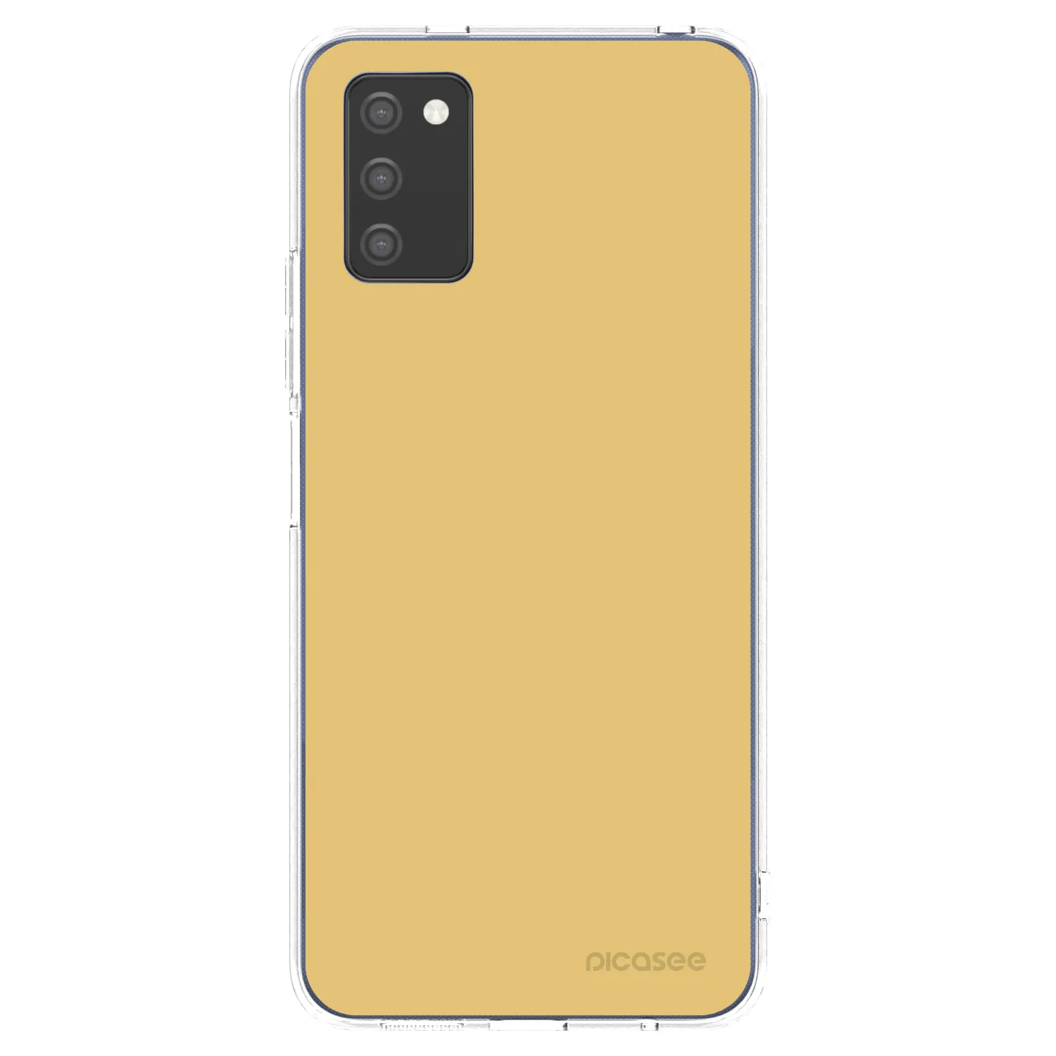 Picasee silikonowe przeźroczyste etui na Samsung Galaxy A02s A025G - Canary Crystal