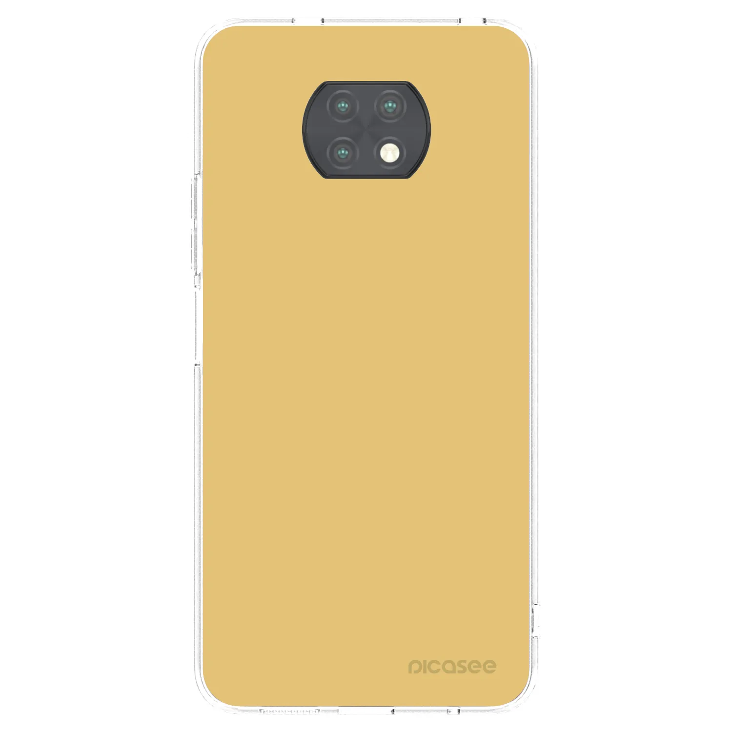 Picasee silikonowe przeźroczyste etui na Xiaomi Redmi Note 9T - Canary Crystal