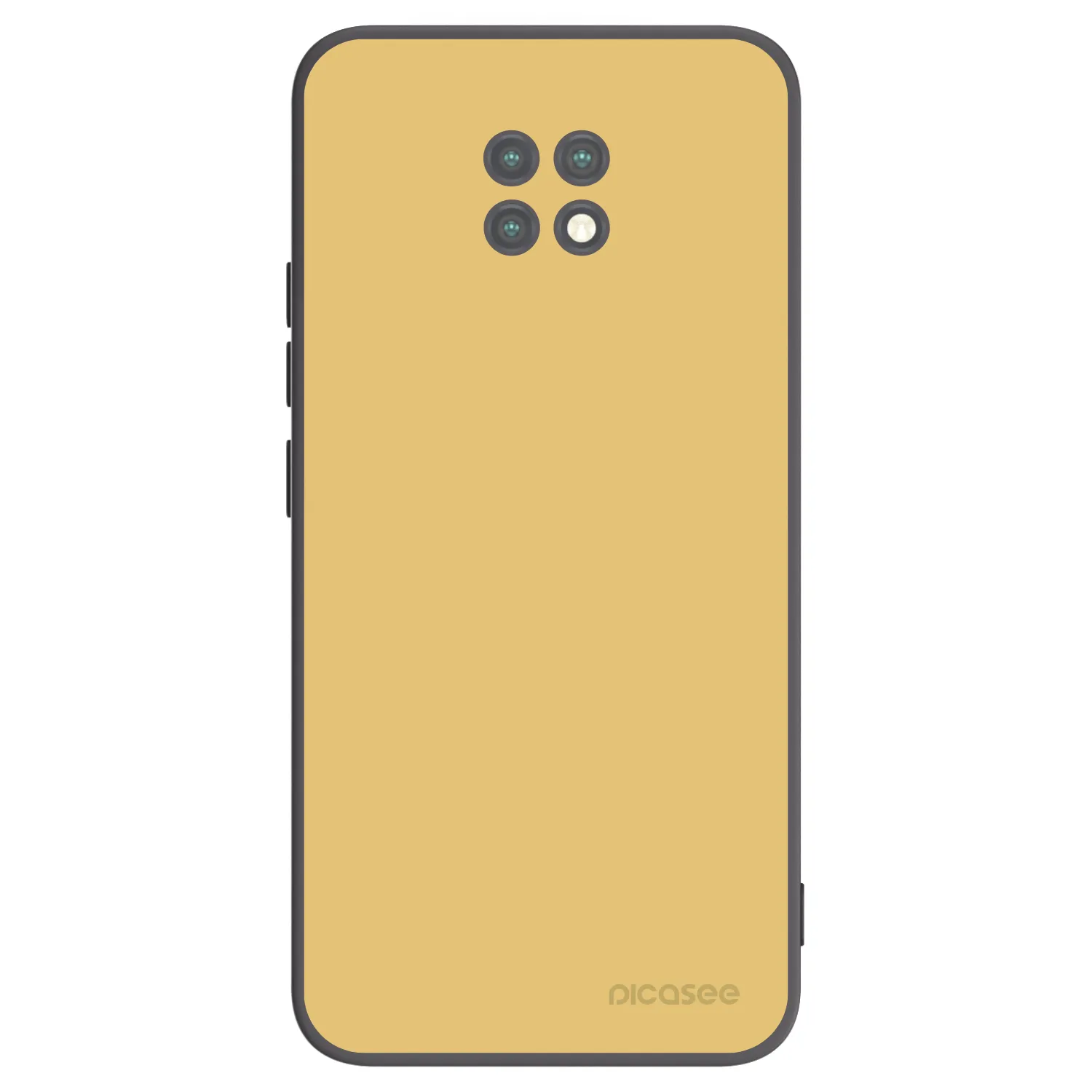 Picasee silikonowe czarne etui na Xiaomi Redmi Note 9T - Canary Crystal