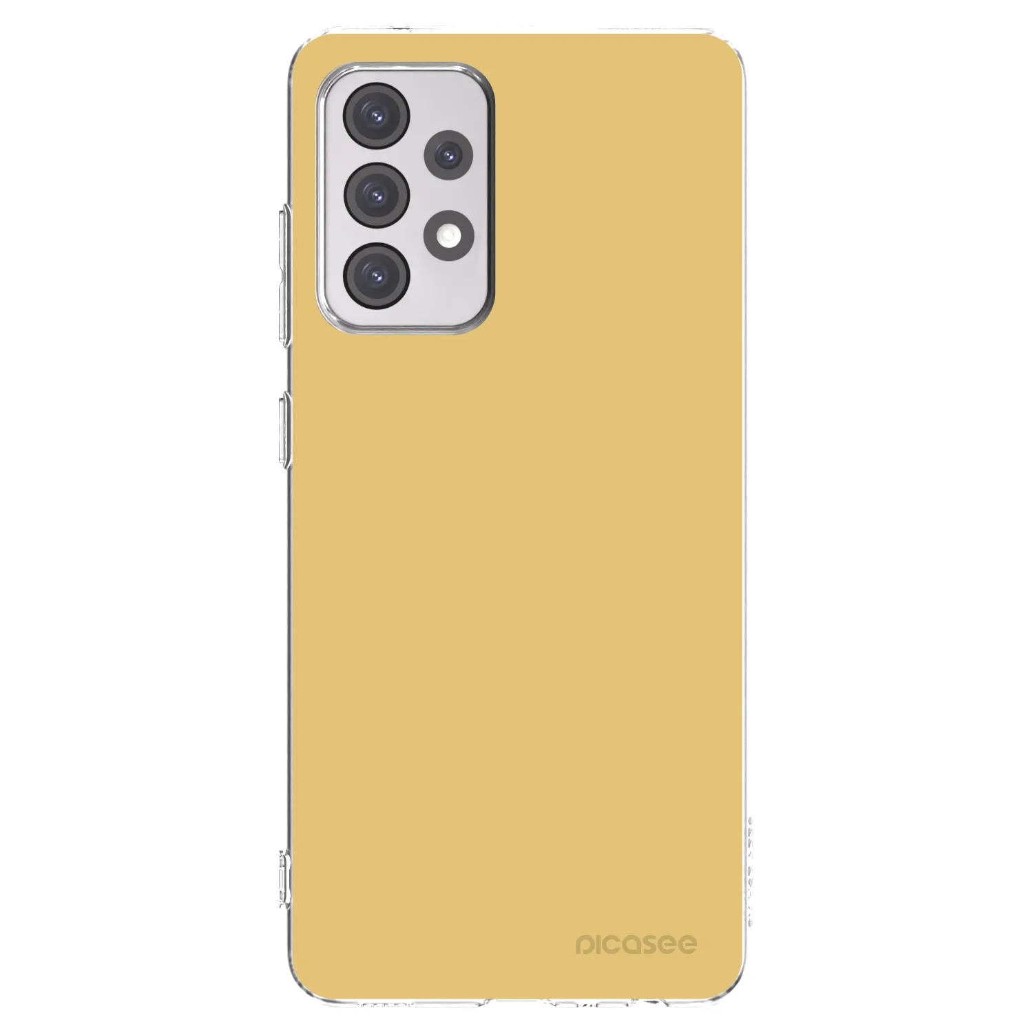Picasee silikonowe przeźroczyste etui na Samsung Galaxy A52s 5G A528B - Canary Crystal