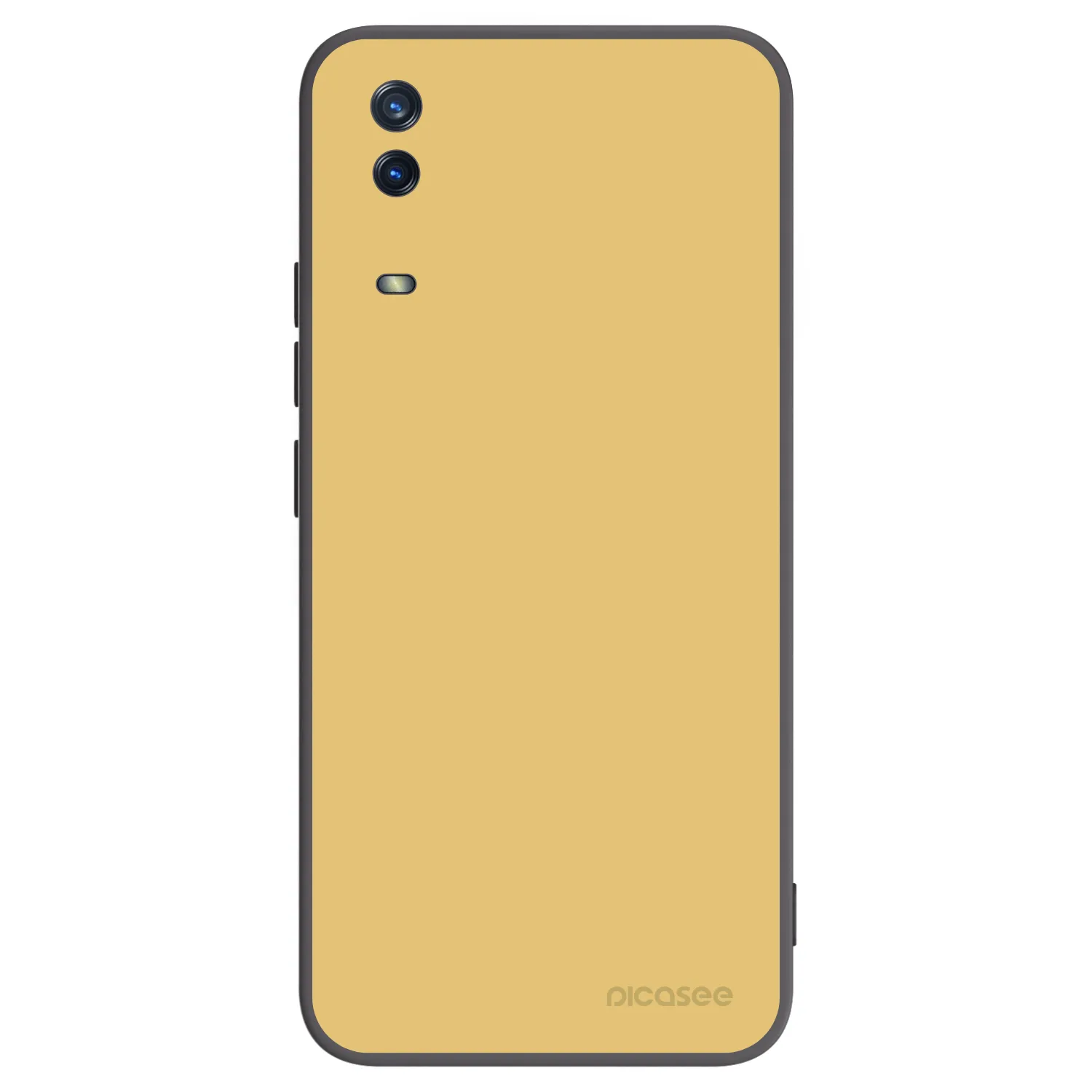 Picasee silikonowe czarne etui na Vivo Y11s - Canary Crystal