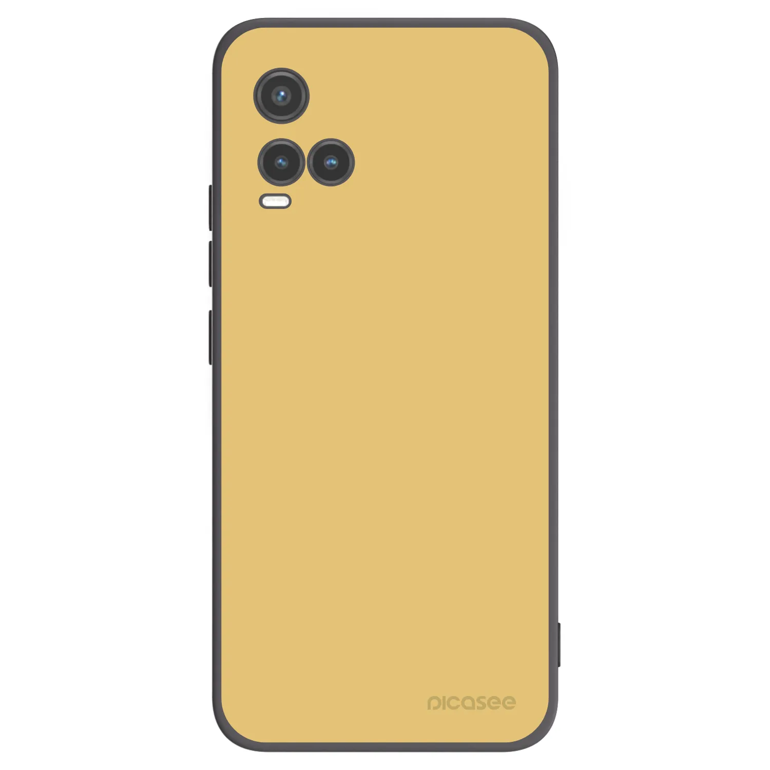 Picasee silikonowe czarne etui na Vivo Y33s - Canary Crystal