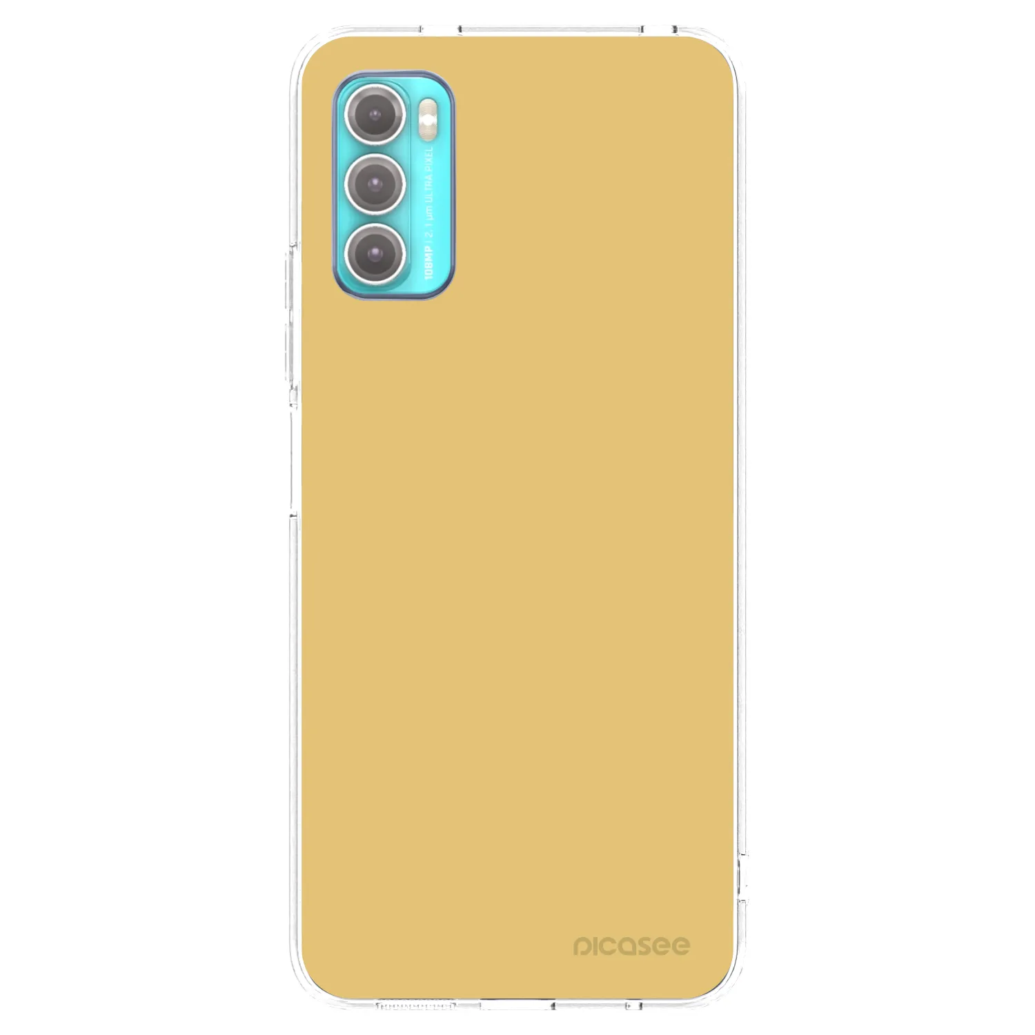 Picasee silikonowe przeźroczyste etui na Motorola Moto G60 - Canary Crystal