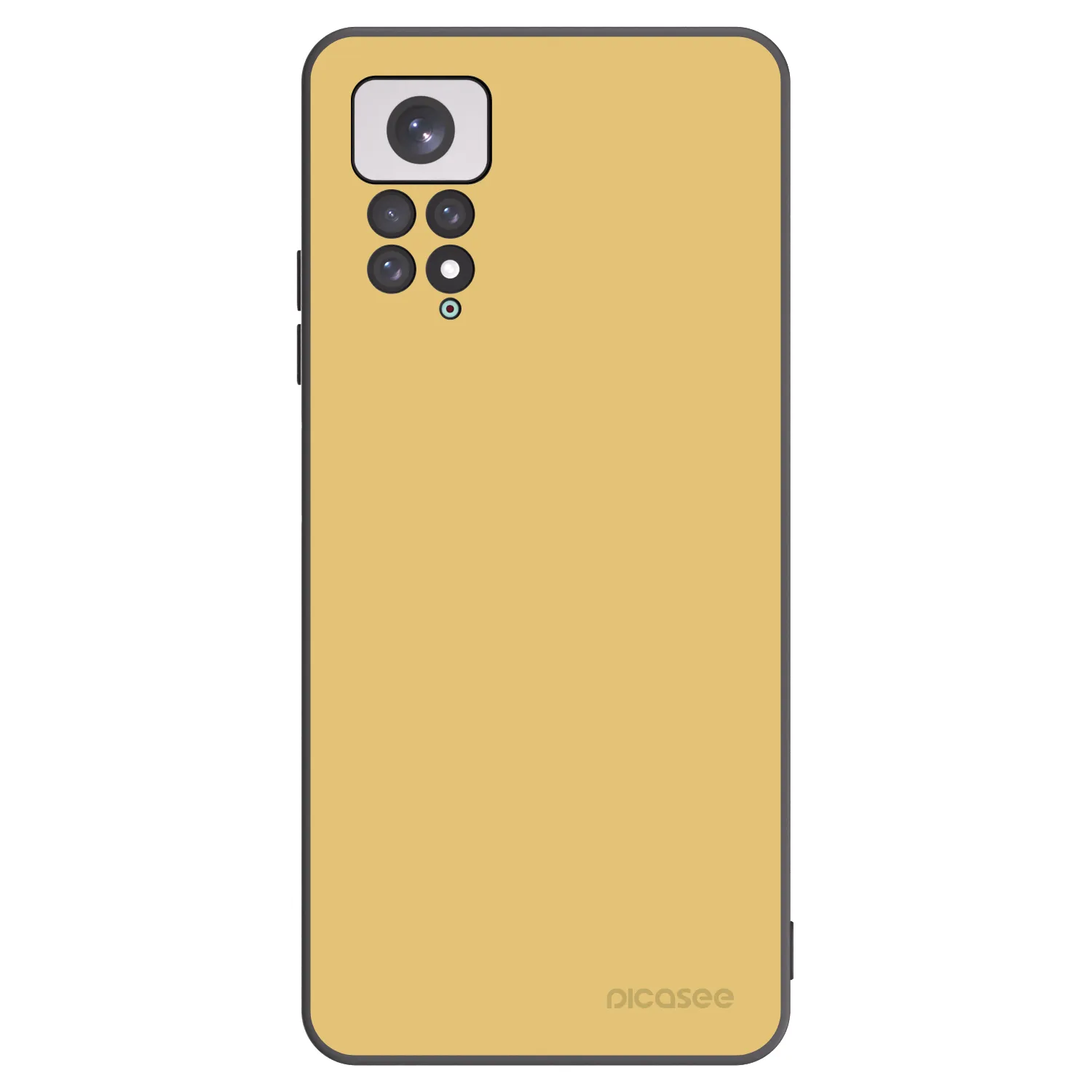 Picasee silikonowe czarne etui na Xiaomi Redmi Note 11 - Canary Crystal