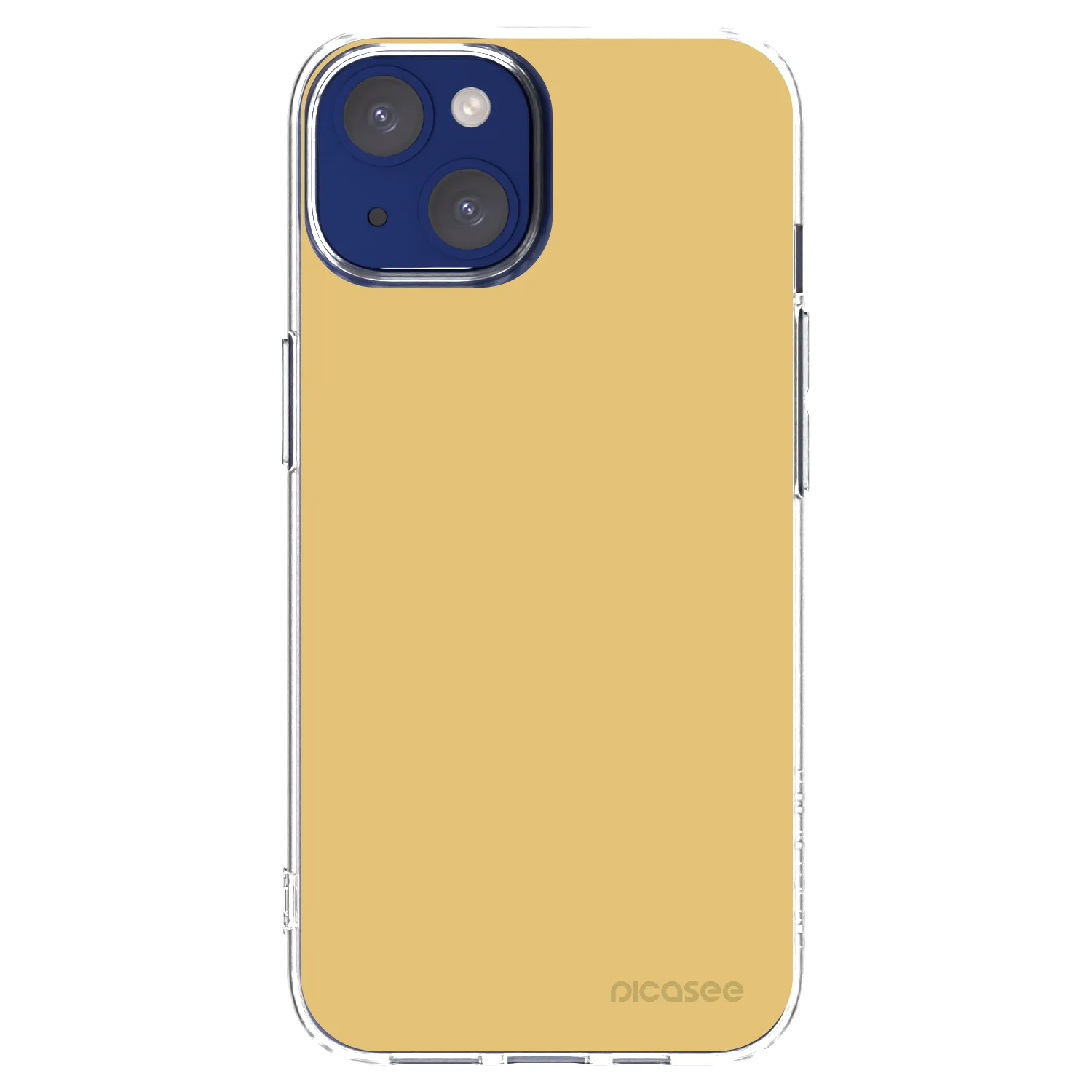 Picasee silikonowe przeźroczyste etui na Apple iPhone 14 - Canary Crystal