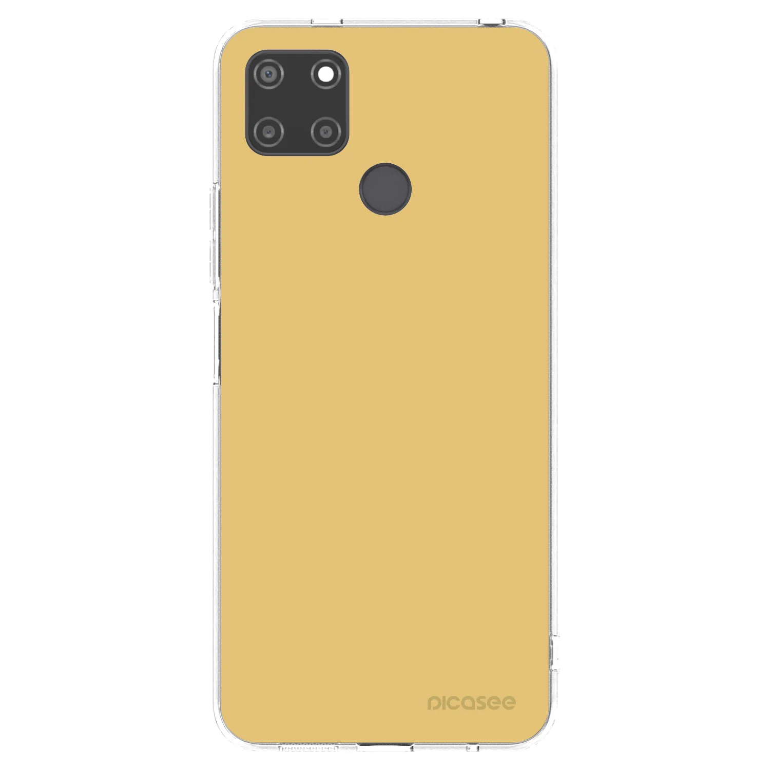Picasee silikonowe przeźroczyste etui na Realme C21Y - Canary Crystal