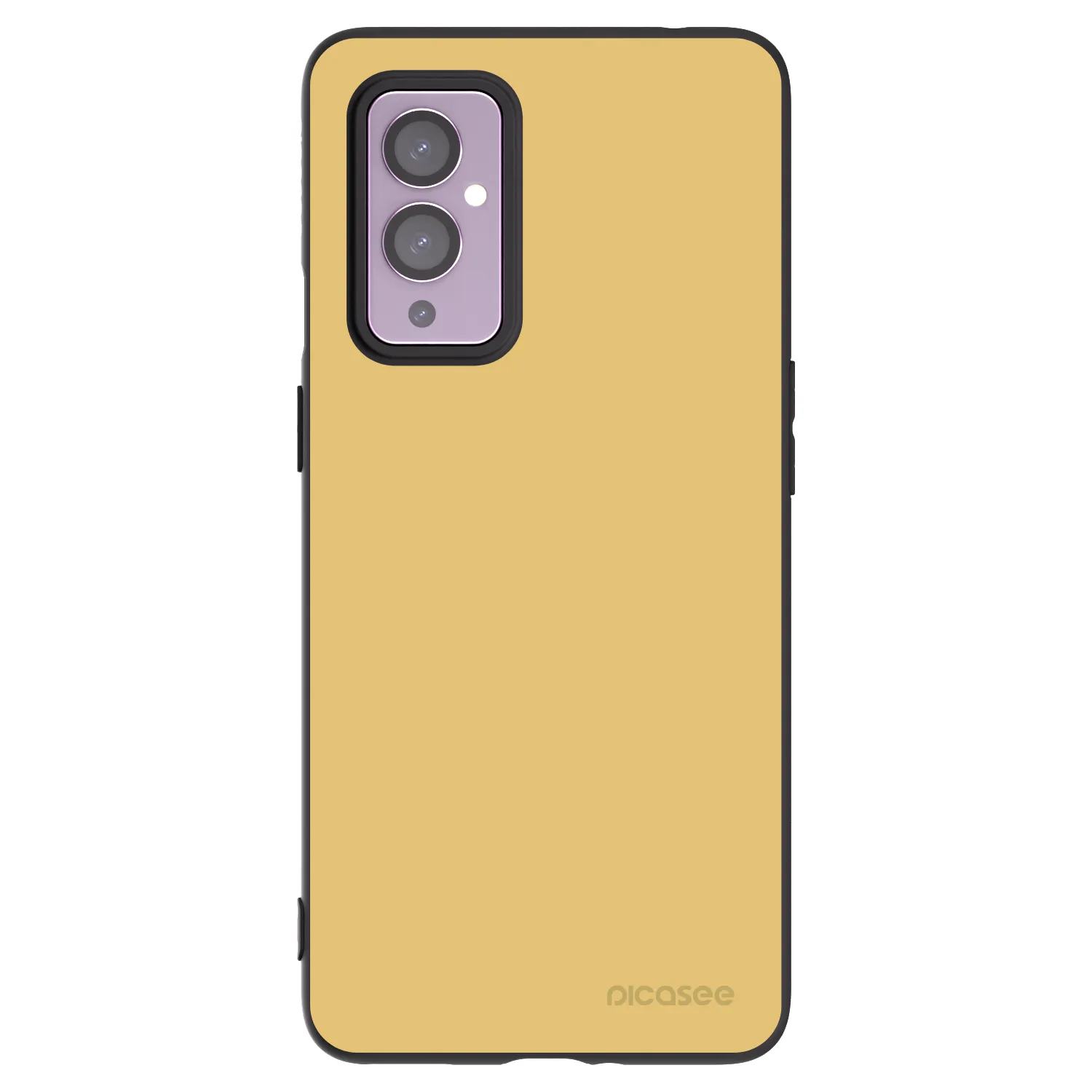 Picasee silikonowe czarne etui na OnePlus 9 - Canary Crystal