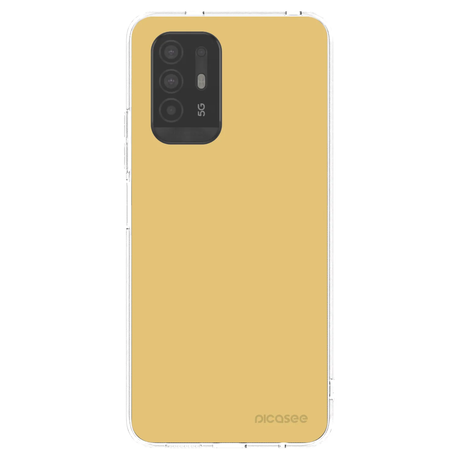 Picasee silikonowe przeźroczyste etui na OPPO A94 5G - Canary Crystal