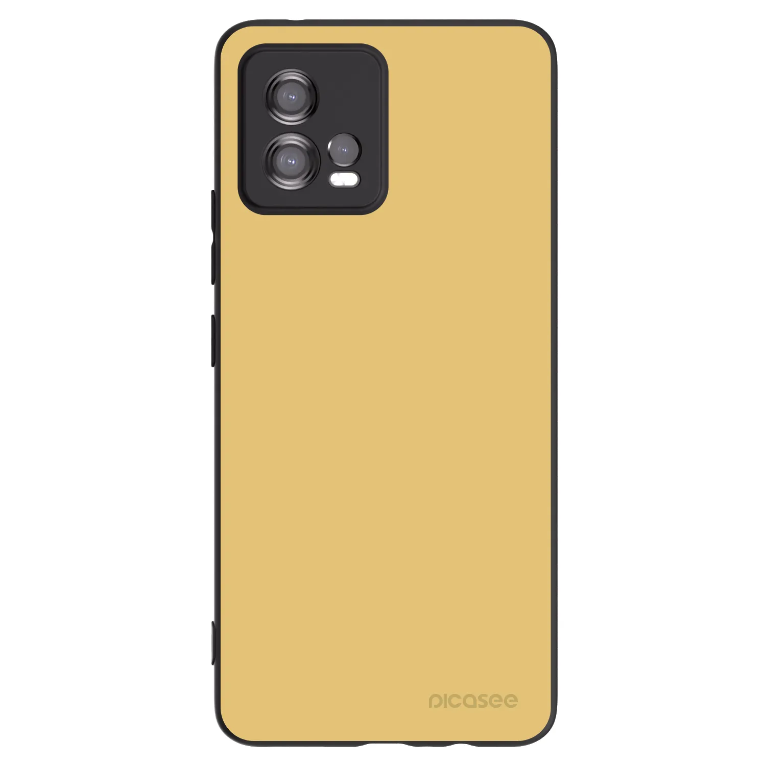 Picasee silikonowe czarne etui na Motorola Moto G72 - Canary Crystal